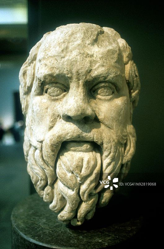 苏格拉底半身像图片素材