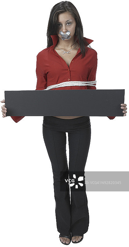 拿着公文包的女人图片素材