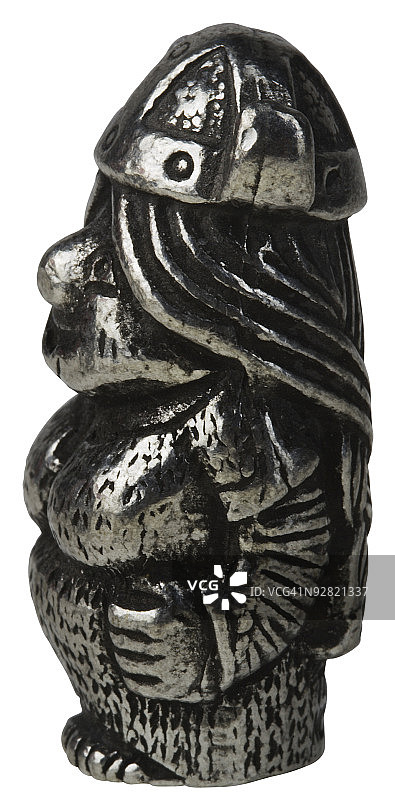 粗壮的维京雕塑图片素材