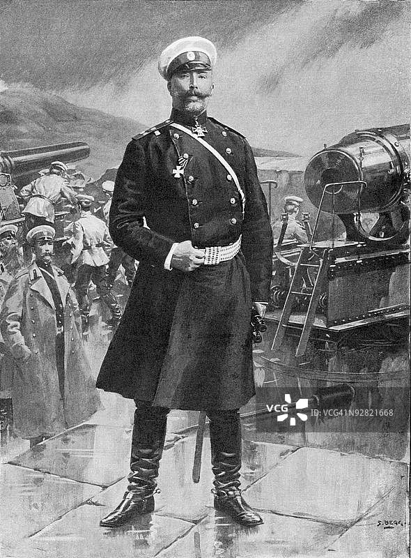 俄罗斯将军阿纳托利·米哈伊洛维奇·斯托塞尔的肖像图片素材