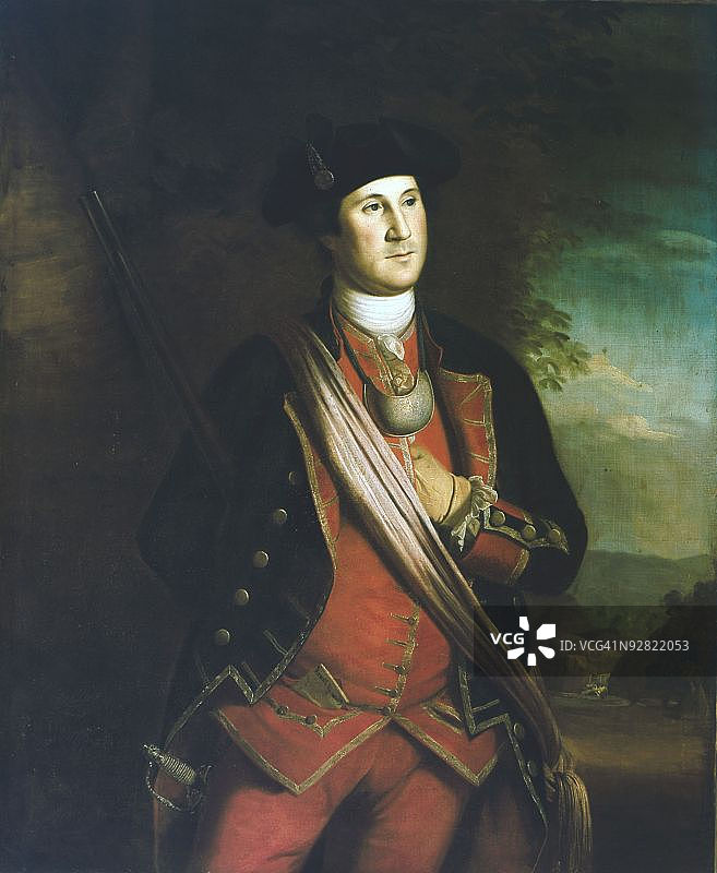 乔治·华盛顿画像图片素材