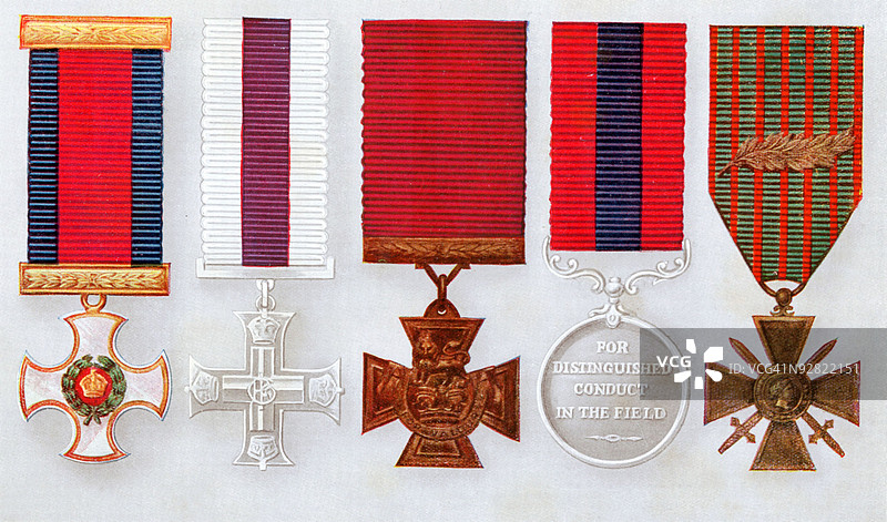 英国军功勋章图片素材