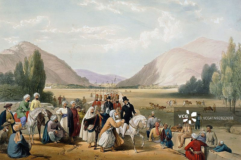 第一次英国-阿富汗战争，1838-42年图片素材