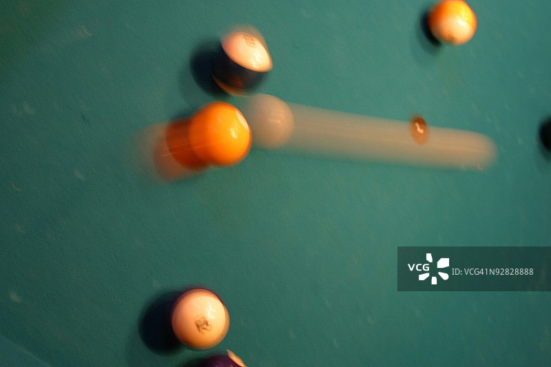 桌上球的特写镜头图片素材