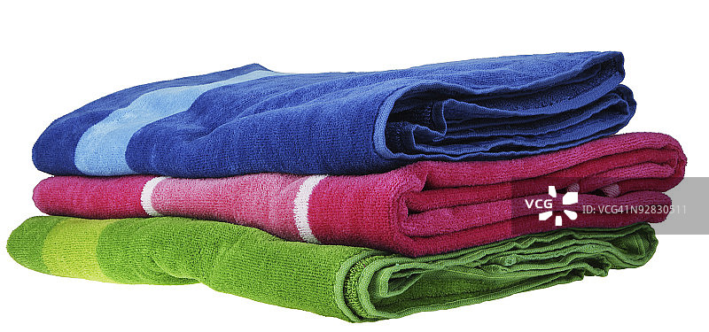 叠毛巾图片素材