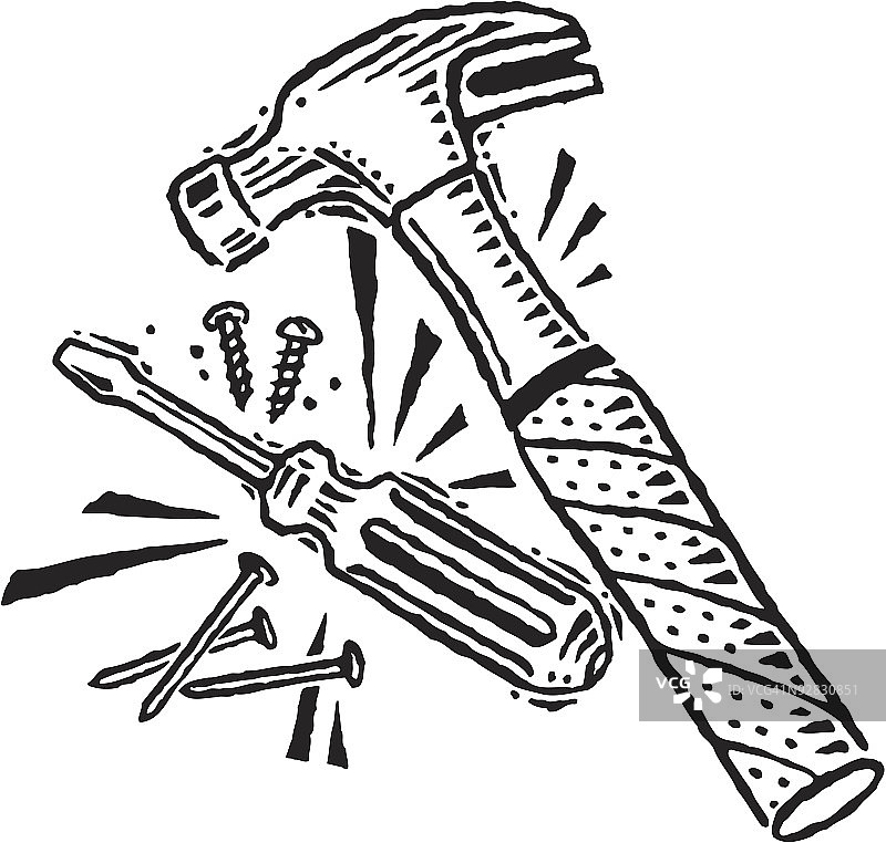 工具组合元素图片素材