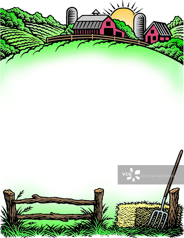 农场主题边框图片素材