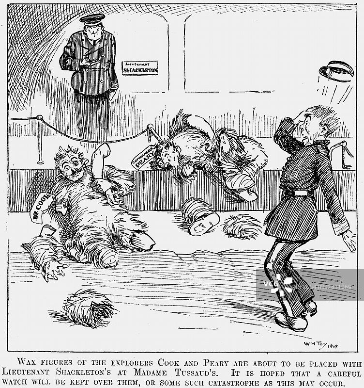 守望者与被毁坏的探险者模特图片素材