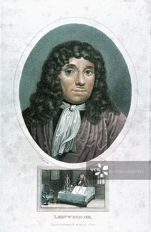 安东·范·列文虎克的肖像图片素材