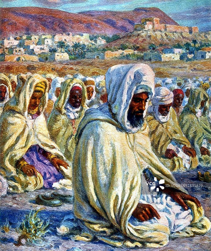 阿方斯·艾蒂安·迪内绘画作品图片素材