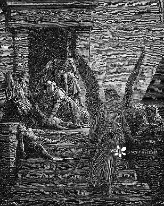 埃及七灾之一的渲染图图片素材