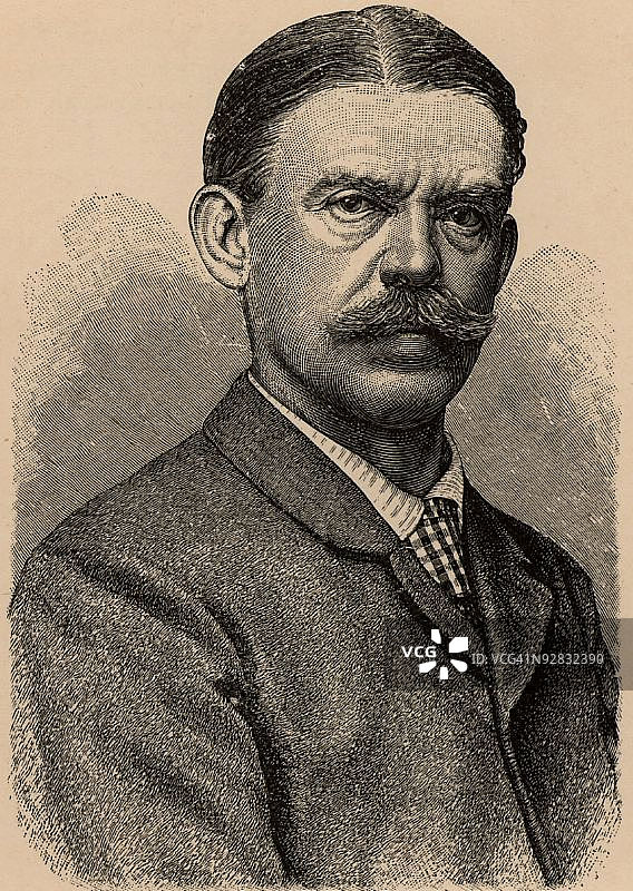 格奥尔格·奥古斯特·施魏因富特肖像图片素材