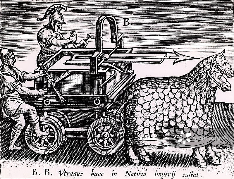 罗马战争用射箭器械图片素材