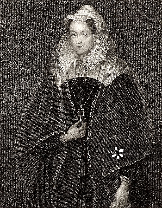 苏格兰女王玛丽肖像图片素材