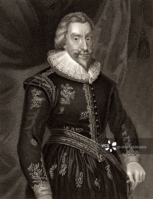 沃尔特·阿斯顿，福尔法尔男爵肖像图片素材