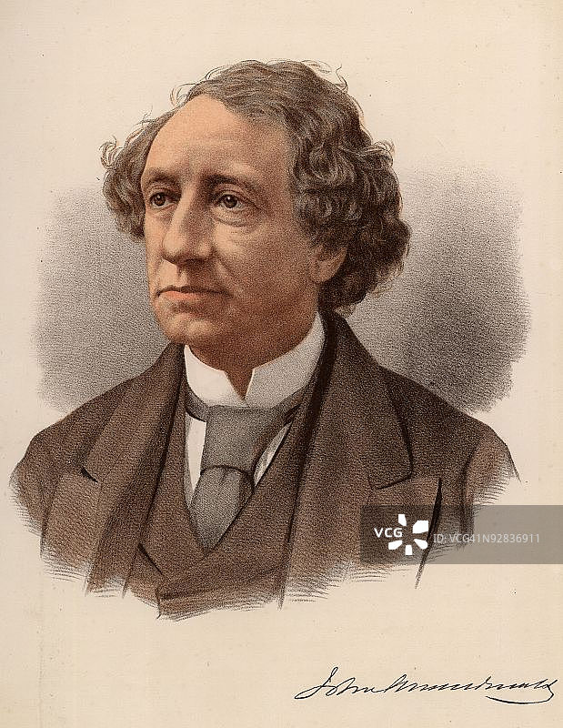 约翰·亚历山大·麦克唐纳肖像图片素材