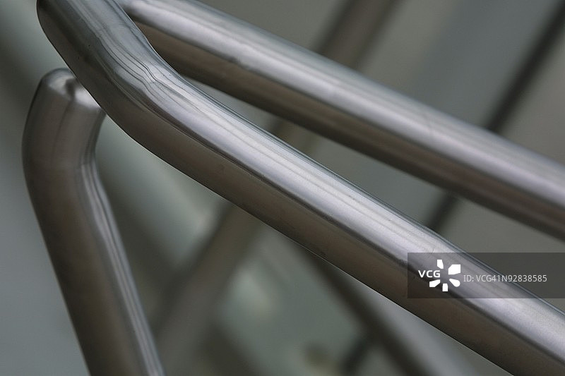 金属栏杆特写图片素材