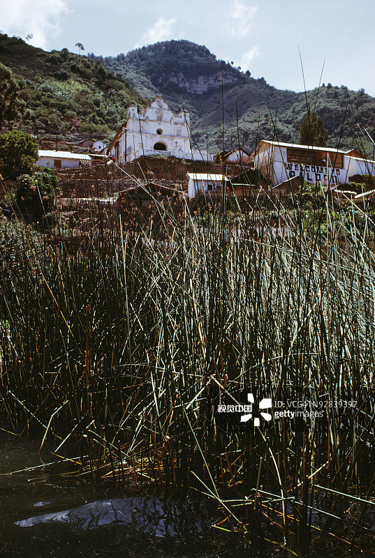 危地马拉的圣卡塔琳娜帕洛波图片素材