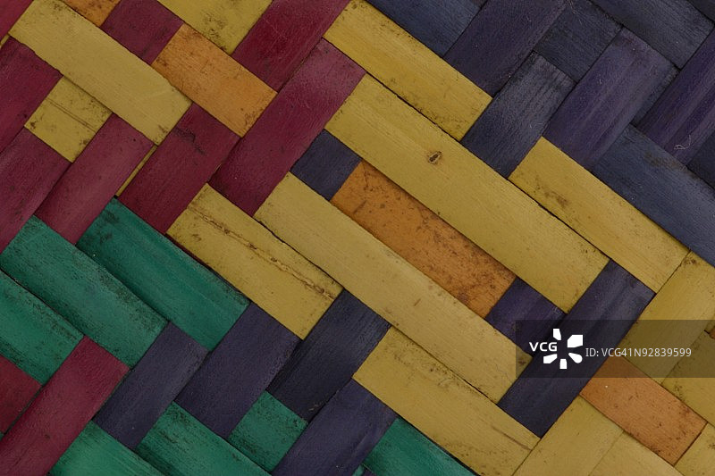 彩色木材全帧拍摄图片素材