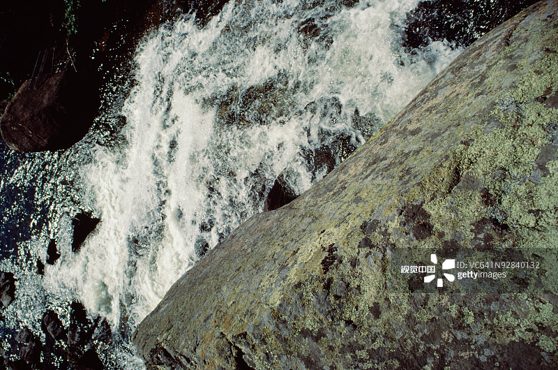 加拿大魁北克的瀑布图片素材