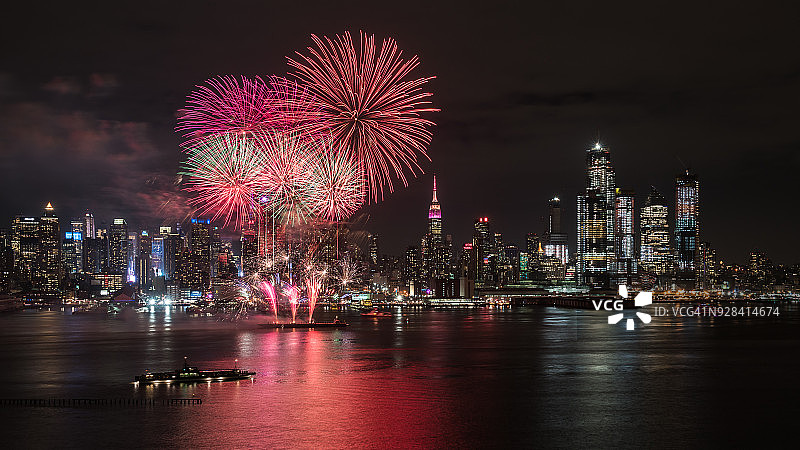 纽约农历新年烟花图片素材