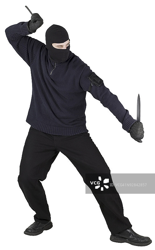 持刀的卧底刺客图片素材