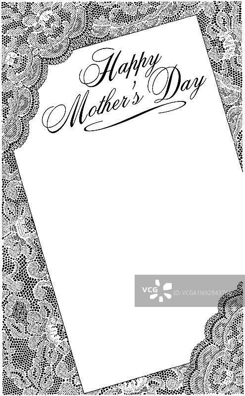 优雅的母亲节快乐祝福图片素材