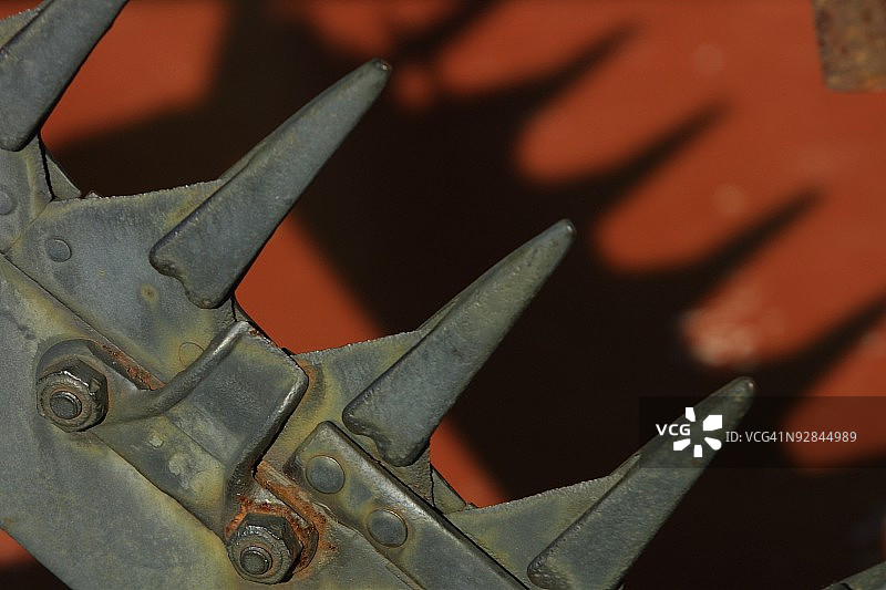 生锈金属特写镜头图片素材