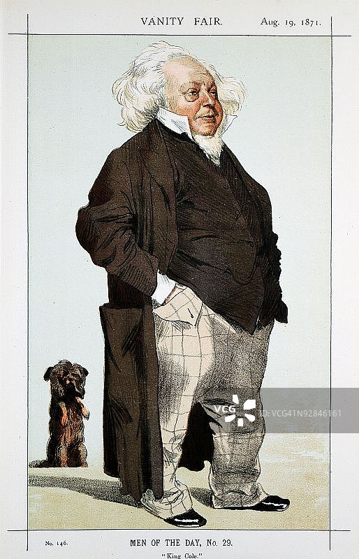 亨利·科尔的卡通肖像图片素材