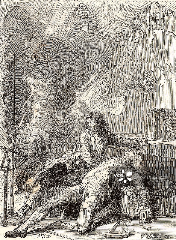 俄罗斯科学家格奥尔格·威廉·里奇曼图片素材