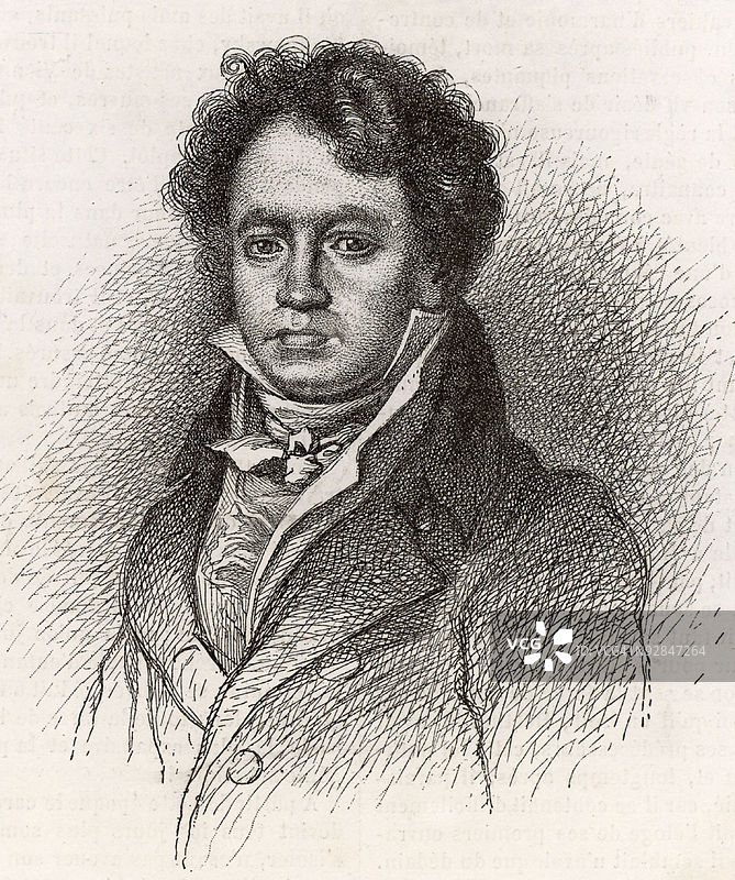 德国作曲家路德维希·范·贝多芬图片素材