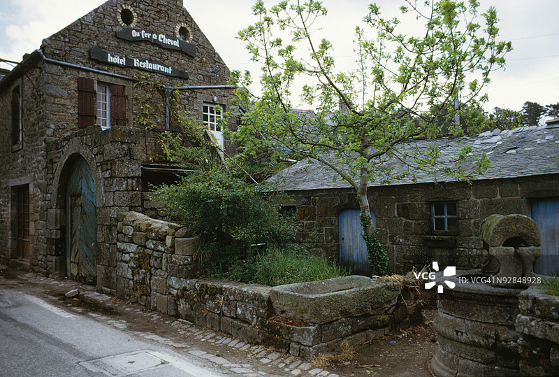法国洛克罗南的商店图片素材