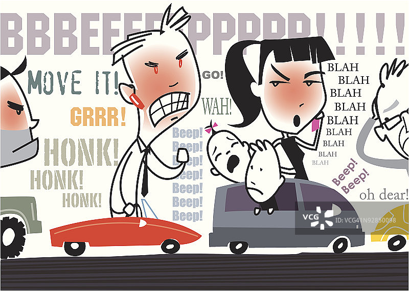 路怒症图片素材