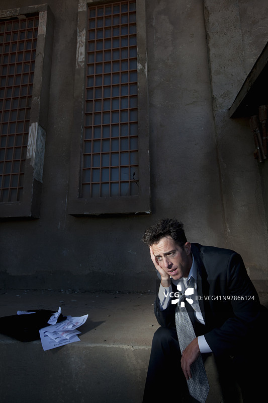 沮丧的商人图片素材