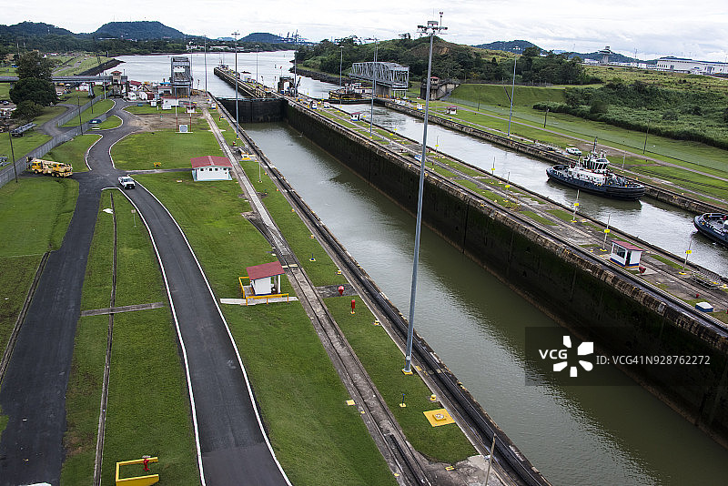 巴拿马运河图片素材