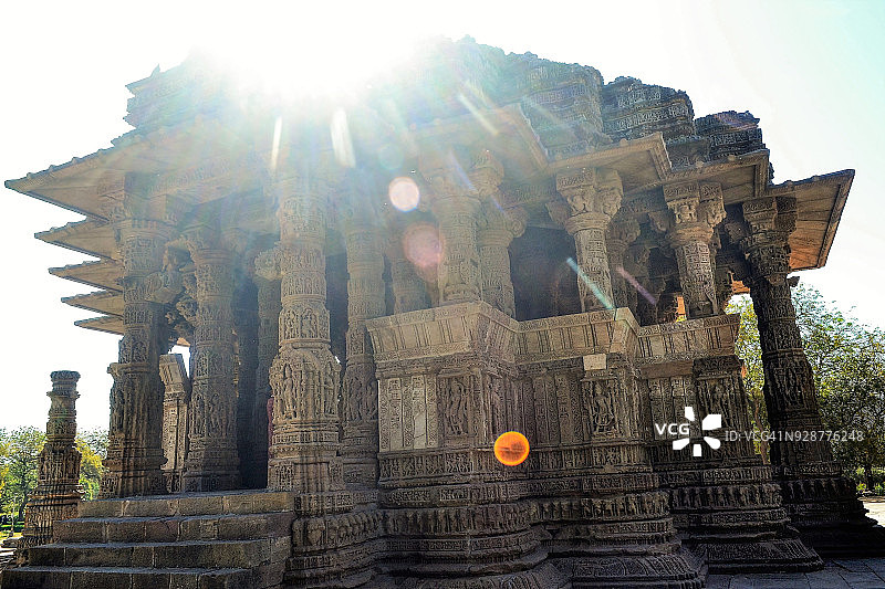印度古吉拉特邦莫德拉太阳神庙图片素材