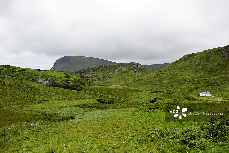 乡村景象：苏格兰斯凯岛Quiraing图片素材