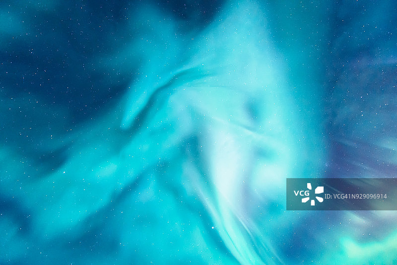 冰岛上空的北极光图片素材