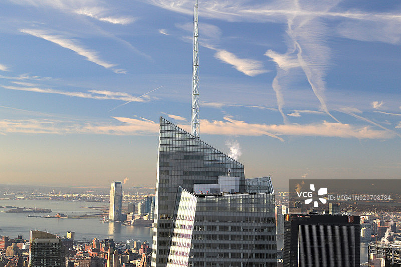 美国银行大厦顶端，纽约图片素材