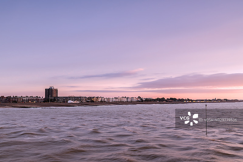 利特尔汉普顿海滩风光图片素材