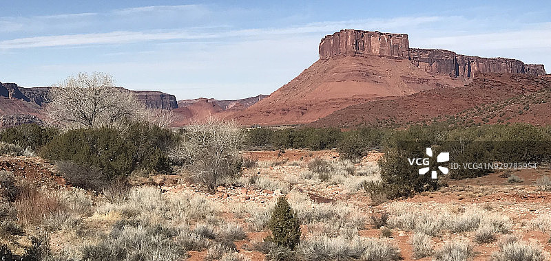 犹他州城堡山谷图片素材