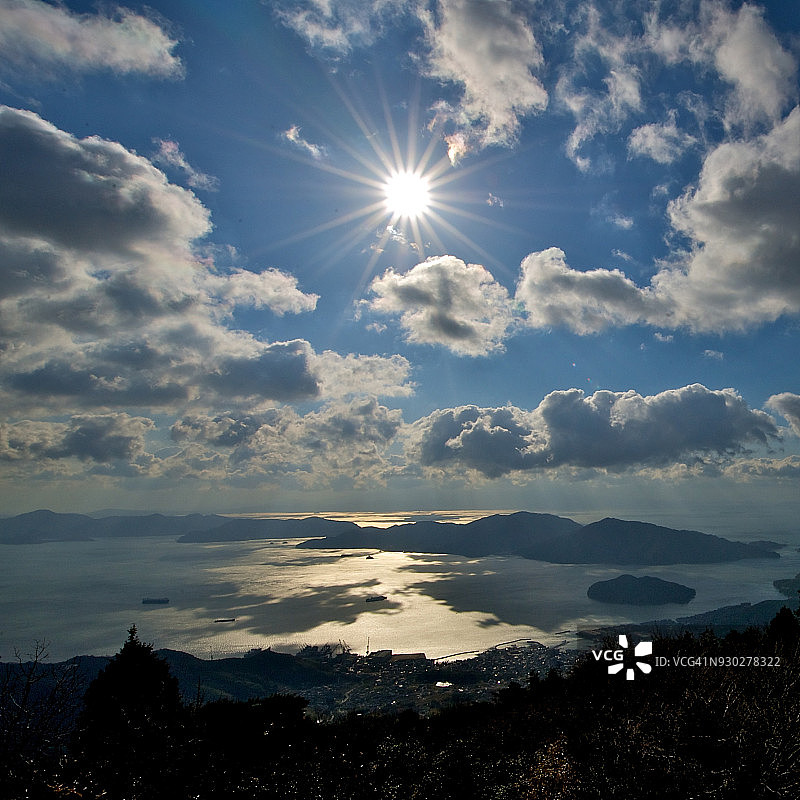 濑户内海景色图片素材