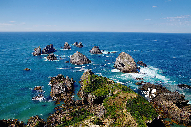 卡特林斯，努盖特角灯塔附近的努盖特岩石图片素材