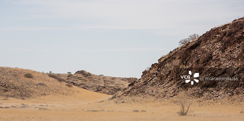 纳米比亚的干旱景观图片素材