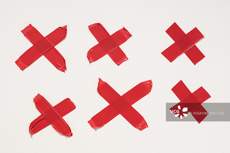 交叉形状的胶带条图片素材