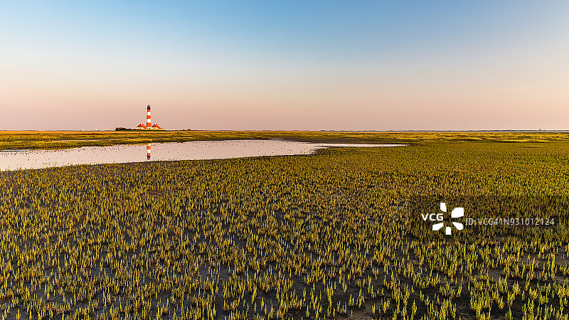 德国韦斯特海弗灯塔图片素材
