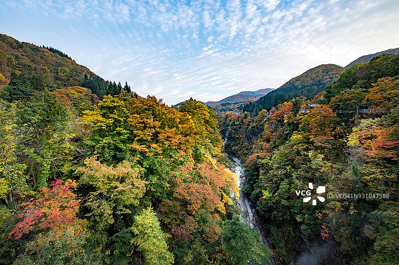 日本东北地区的秋季风光图片素材