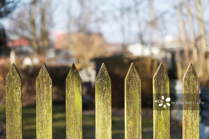 木制围栏（德国波茨坦）图片素材