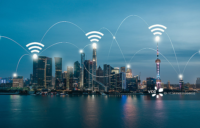 城市通信技术图片素材