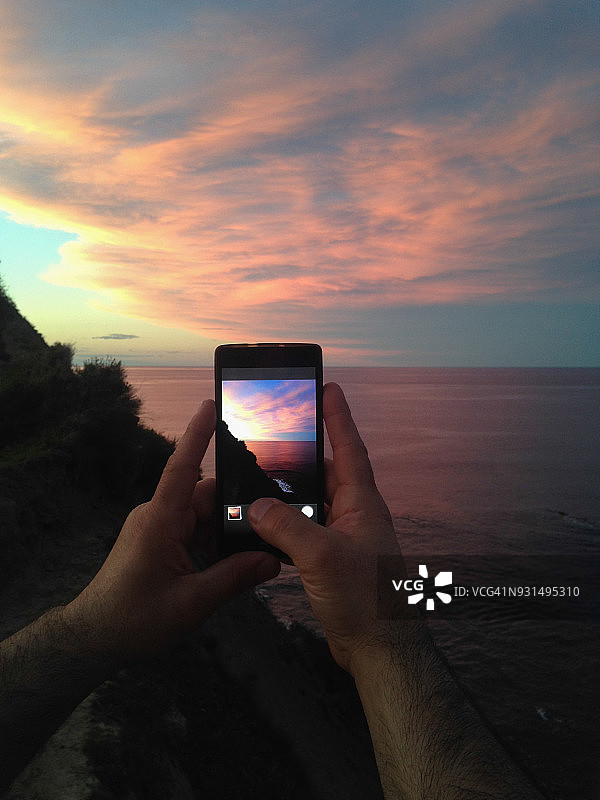 拍摄日落图片素材